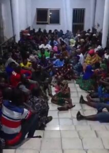 Security personnel during the Osun governorship election amid reports of alleged imported voters with fresh PVCs
