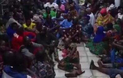 Security personnel during the Osun governorship election amid reports of alleged imported voters with fresh PVCs