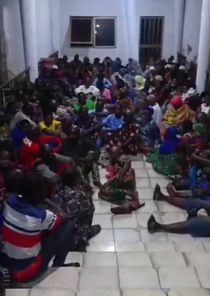 Security personnel during the Osun governorship election amid reports of alleged imported voters with fresh PVCs