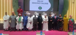 Goodluck Jonathan calls for stronger political parties and judiciary to protect democracy in Africa.