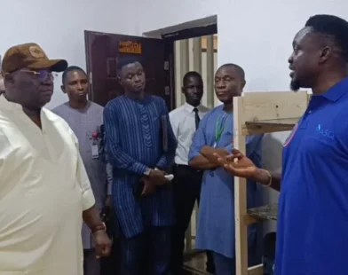Nigerian artisans participating in the ITF SUPA skills training programme.