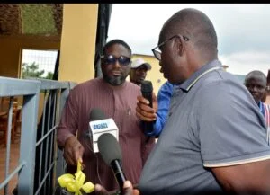 Officials of TYB Golf Club and guests during the inauguration of the newly constructed caddy shed at the Tukur Yusuf Buratai International Golf Resort and Country Club in Abuja.